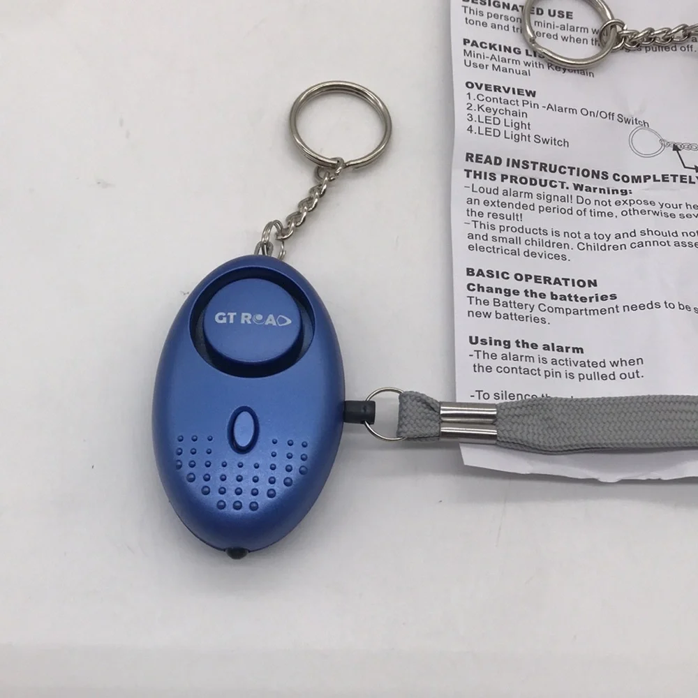 GT RO AD Personal Alarm’s for Women 140db Self Defense Alarms 2-Pack Keychain
